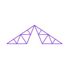 Buildings Trusses Inverted Double Laser Cut Svg File, Free Vectors File